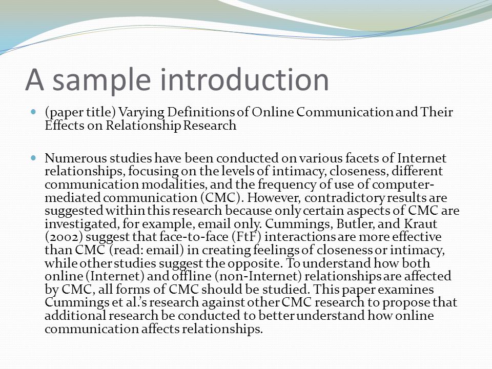 Introduction to Research - PowerPoint PPT Presentation